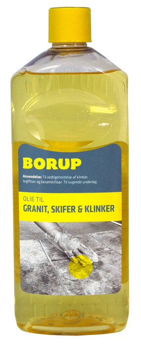 Borup olie t/granit, skifer og klinker 1 liter